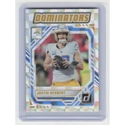 2025 Donruss Dominators #DOM-JHT Justin Herbert Los Angeles Chargers Football Card