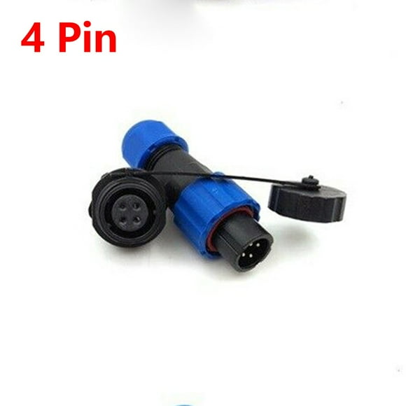IP68 waterproof aviation plug socket connector SD13 male and female connector 4 Pin