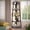 Black, variant on MAYEERTY Space-Saving 5-Tier Corner Ladder Bookcase, 70" Tall Storage Organizer for All Corners of Your Home