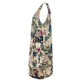 thumbnail image 5 of Plus Size Dresses for Curvy Women Floral Print Sleeveless Sundress Beach Casual Loose Womens Dress Red XXXL, 5 of 5