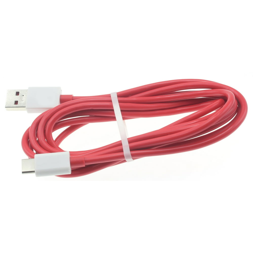 Red 6ft USBC Cable for LG K51, Q70 Phones Charger Cord Power Wire