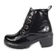 thumbnail image 2 of Botas Dama Mujer Charol Negro Tacón Ancho Casuales negro 23 Incógnita 088D94, 2 of 4