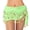 Light Green, variant on Belly Dance Scarf Wrap Skirt with Waistband Flowy Bohemian Gypsy Design for Performances and Party Events