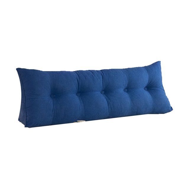 Cojín de noche de vellón de maíz, bolsa suave, respaldo grande, almohada de lectura, almohada triangular de protección de cintura, sofá de sala de estar, almohada suave