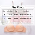 thumbnail image 2 of AINIYS Bralette Wireless Soft Cup Bra Thin Fabric Bralettes Secure Fit Bra for Women Breathable Everyday Bras Wine 34/75A, 2 of 4