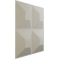 thumbnail image 2 of Ekena Millwork 11 7/8"W x 11 7/8"H Swindon EnduraWall Decorative 3D Wall Panel, UltraCover Satin Blossom White (Covers 0.98 Sq. Ft.), 2 of 6