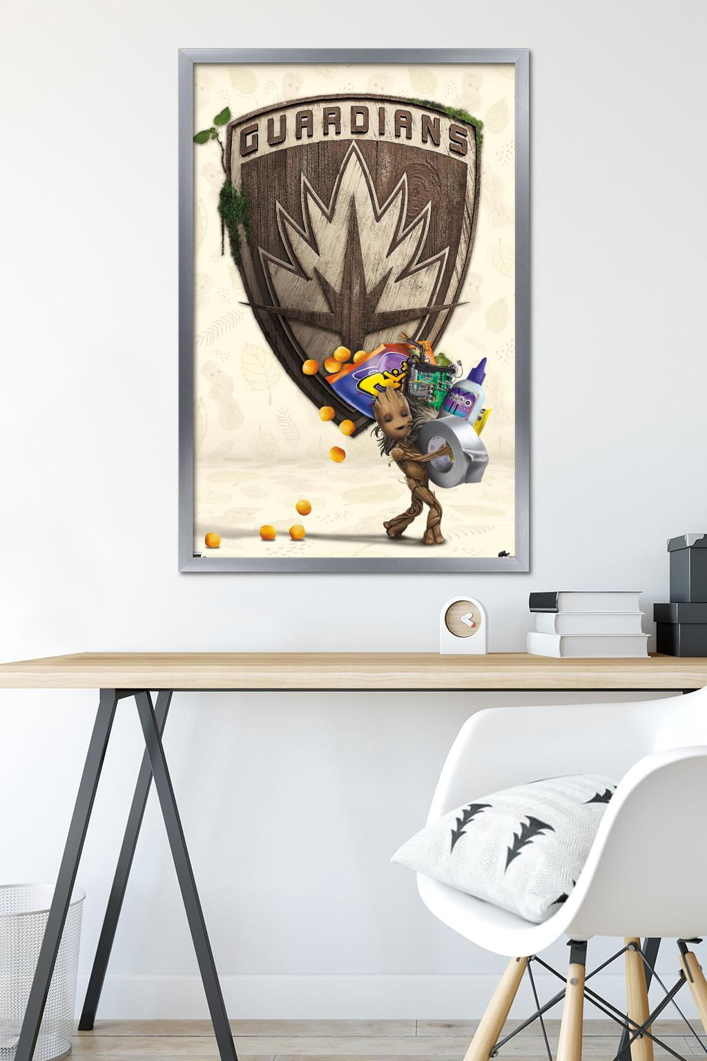 Marvel I Am Groot - Up to Something Wall Poster, 22.375" x 34" Framed