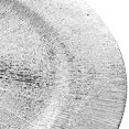 thumbnail image 5 of Koyal Wholesale Industrial Acrylic Silver Charger Plates for Weddings Birthdays Quinceaneras Party Events, Set of 4, 5 of 5