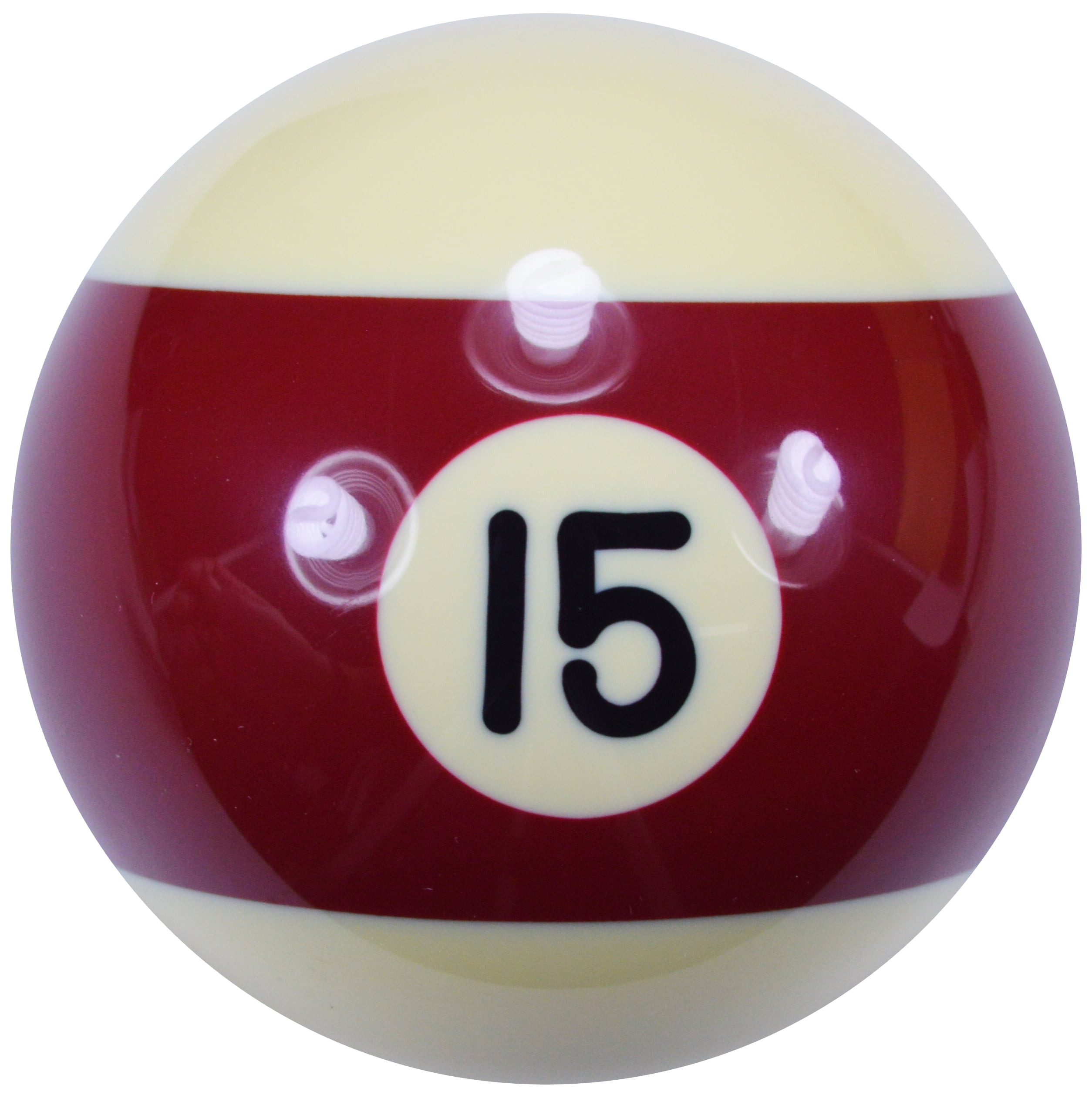 Red Circle Billiard Q Cue Ball 2 1/4" For Diamond Pool Tables 