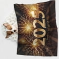 thumbnail image 6 of Yiaed Happy New Year 2025 B Print Dog Blankets-Cat Blanket Washable for Couch Protection,Puppy Blanket, Soft Plush Reversible Throw Furniture Protector-Large, 6 of 8