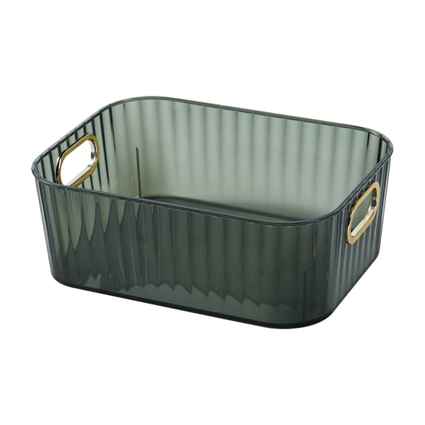 Xihbxyly Ofertas de Vacaciones Caja de Almacenamiento de Escritorio Transparente, Caja Organizadora de Cosméticos, Cajón para El Hogar, Caja de Almacenamiento de Ropa