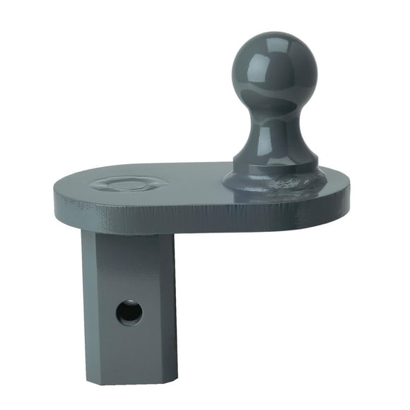 B&W Trailer Hitches GNXA4685 Gooseneck Trailer Hitch Ball Turnoverball Trailer Hitch Ball 2-5/16 Inch Ball; 2-1/2 Inch Shank Diameter; 4 Inch Offset Extender; Natural; Steel