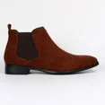 thumbnail image 3 of Men's Chelsea Boots Suede & Leather Casual & Formal Stylish Classic Slip-On Ankle Dress Boots, 3 of 7
