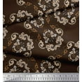 thumbnail image 3 of Soimoi Polyester Crepe Fabric Artistic Floral Ethnic Print Sewing Fabric Yard 52 Inch Wide, 3 of 3