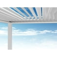 thumbnail image 6 of Freestanding Villa Pergola with Motorization and LED Lighting Included, 19' x 13', White, 6 of 9