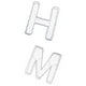 thumbnail image 1 of 2xIron Alphabet Soporte de de Ambre Soporte para Pntas Sunnimix Maceta suculenta, 1 of 8