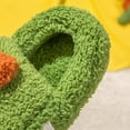 thumbnail image 5 of GJSYRH Girls Plush Slipper Stylish Cozy Seasonal Kids Slippers Flat Sole Lightweight Warm Soft Comfort Animal Design For Indoor Outdoor Use Green 12-15 Months, 5 of 8
