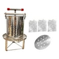 thumbnail image 1 of Máquina trituradora de miel de acero inoxidable ligera y multifuncional. 3 mallas de filtración, 1 of 9