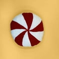thumbnail image 3 of Christmas Pillows Candy Pillows Cute Candy Decoration Winter Throw Pillow Aesthetic Room Decor Candycane Shaped Cushion for Xmas Holiday Party Favor Gift Round 12in, 3 of 9