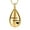 Gold, variant on Carved Teardrop Urn Necklace for Ashes Cremation Jewelry Memorial Teardrop Ashes Keepsake Urns Pendant Necklace for Human / Pet