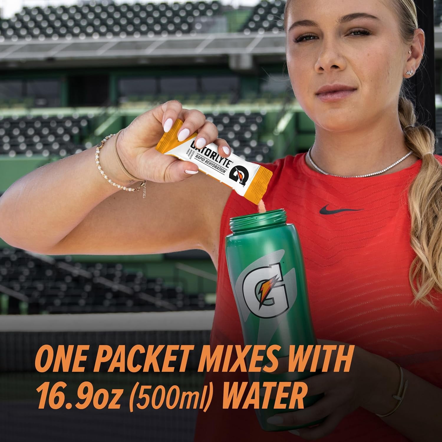 Wilson x Gatorade Basketball Court Essentials Kit - Includes Wilson NBA DRV Ball Pump Kit, Eye Black Stick, and Gatorlyte Watermelon Electrolyte Powder