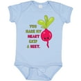 thumbnail image 3 of Inktastic You Make My Heart Skip a Beet Boys or Girls Baby Bodysuit, 3 of 5