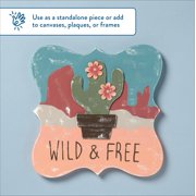 Hello Hobby 7 in Wood Shape, Cactus