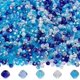 thumbnail image 1 of 1 caja de 2000 cuentas de vidrio facetadas azules de 5 colores, cuentas bicono de 4 mm, color AB, zafiro mixto, venta al por mayor., 1 of 6