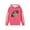 W14-Pink, variant on WERYOUNG Kids Youth Football Sports Hoodie Long Sleeve Athletic Pullover Graphic Print Hooded Sweatshirts For Boys And Girls Casual Wear 3-4 Years