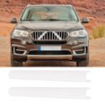 thumbnail image 4 of 2pcs/set Bumper Grille Strip Durable Decorative Pe Center Grill Insert Trim Car Modification For X3 F25 G01, 4 of 5