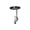 Black1, variant on Clamp On Adjustable Desk Side Tray Metal Table Edge Hanging Shelf for Drinks Black White no Drill Hanging Tray No Drill Shelf No Drill Hanging Tray for Small Spaces