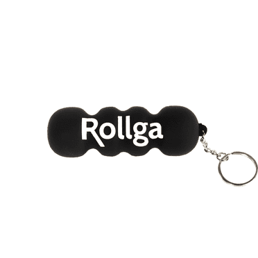 Rollga MICRO - The Better Hand & Foot Roller For Plantar Fasciitis, Deep Tissue Massage, Physical Therapy, & Trigger Point Release. Lacrosse Ball Alternative. Solid Rubber.