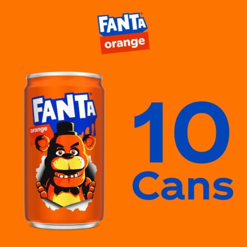 Fanta Orange Caffeine Free Soda Cans 12 pk / 12 fl oz - Pack of 2