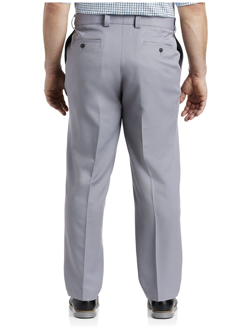 Microfiber Waist-Relaxer Pants Light Grey 54 x 32 - Walmart.com