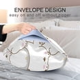 thumbnail image 7 of GZHJMY Cute Penguins Satin Pillowcase for Hair and Skin, Soft and Cozy Cooling Smooth Pillow Cover with Envelop Closure, Queen Size 20x30in Home Decor, 7 of 7