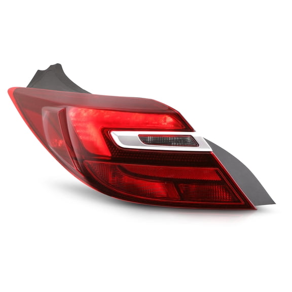 AKKON - Fits 2014 2015 2016 2017 Buick Regal 4Door Sedan LED Running Red Clear Outer Tail Lamp Brake Light Driver Left Side