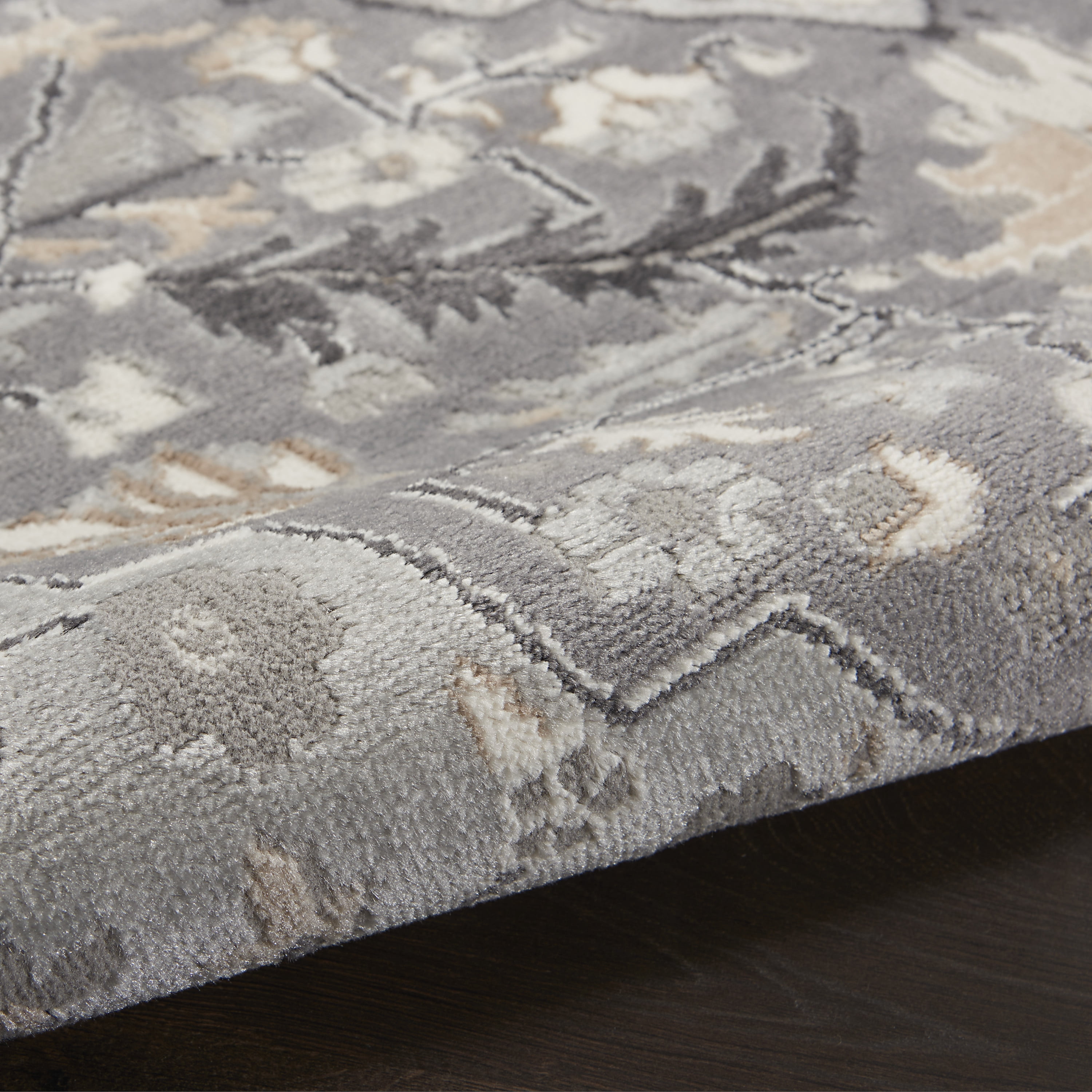 Nourison Elation Traditional Persian Grey Area Rug