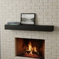 thumbnail image 3 of 48" Rustic Wood Fireplace Mantel | Wall-Mounted & Floating Shelf for Home Decor, 3 of 6
