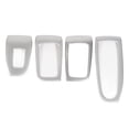 thumbnail image 1 of 4 Pieces Window Lift Switch Panel Cover Trim Replacement for Benz S Class W222 C217 A217 2014‑2020 Chrome, 1 of 6