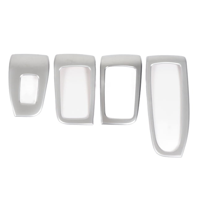 4 Pieces Window Lift Switch Panel Cover Trim Replacement for Benz S Class W222 C217 A217 2014‑2020 Chrome