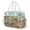 Colorful Flower Print, variant on Pzuqiu Quilted Insulated Lunch Bag for Women Duck Camo Print Large Capacity Lunch Tote Adjustable Strap Sturdy Handle Universal Adult Work Lunches Tote Daily Meal Storage