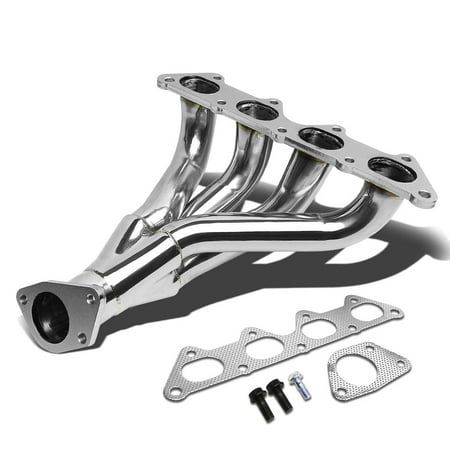 Mitsubishi Eclipse Intercooler - For 2000 to 2005 Mitsubishi Eclipse 4 -1 Design Stainless Steel Exhaust Header Kit - 2.4L I4 01 02 03 04