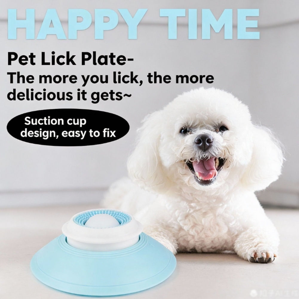 Dog Lick Toy - Slow Feeder Lick Mat for Dogs and Cats with Suction Cups ,Textured Enrichment Toy for Dogs and Cats, Food-Grade PP Material for Anxiety Relief, Healthy Eating & Mental Stimulation
