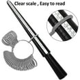 thumbnail image 4 of Ring Sizer Measuring Tool, Ring Size Measurement Making Kit, Plastic Jewelry Ring Mandrel & Ring Sizer Guage and Finger Sizing Belt, Four Size Ring Stick for Jewelry Making, 4 of 7