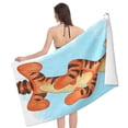 thumbnail image 3 of Tigger Cartoon Beach Towel, 52x32 inch Absorbent Quick Dry Towels for Travel Sports, Lightweight Soft Microfiber Swim Pool Bath Towel for Adult Boys Girls, 3 of 8