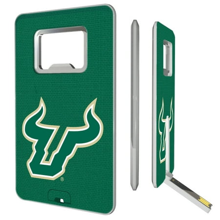 South Florida Bulls 16GB Credit Card Style USB Bottle Opener Flash Drive - No