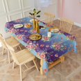 thumbnail image 3 of Pioneer Flower Floral Print Pattern Rectangle Tablecloth 60"x120", Waterproof Polyester Table Cloth, Wipeable Spillproof for Dining Camping Indoor Outdoor, 3 of 6