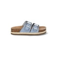 thumbnail image 2 of Time and Tru Women's Platform Footbed Slide Sandal, 2 of 5