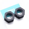 thumbnail image 5 of A Pair of Hexagon Bolt Flexible Silicone Double Flared Ear Gauge Tunnel Plug, 5 of 5