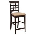thumbnail image 5 of Pemberly Row 9-piece Square Counter Height Dining Set Cappuccino, 5 of 15